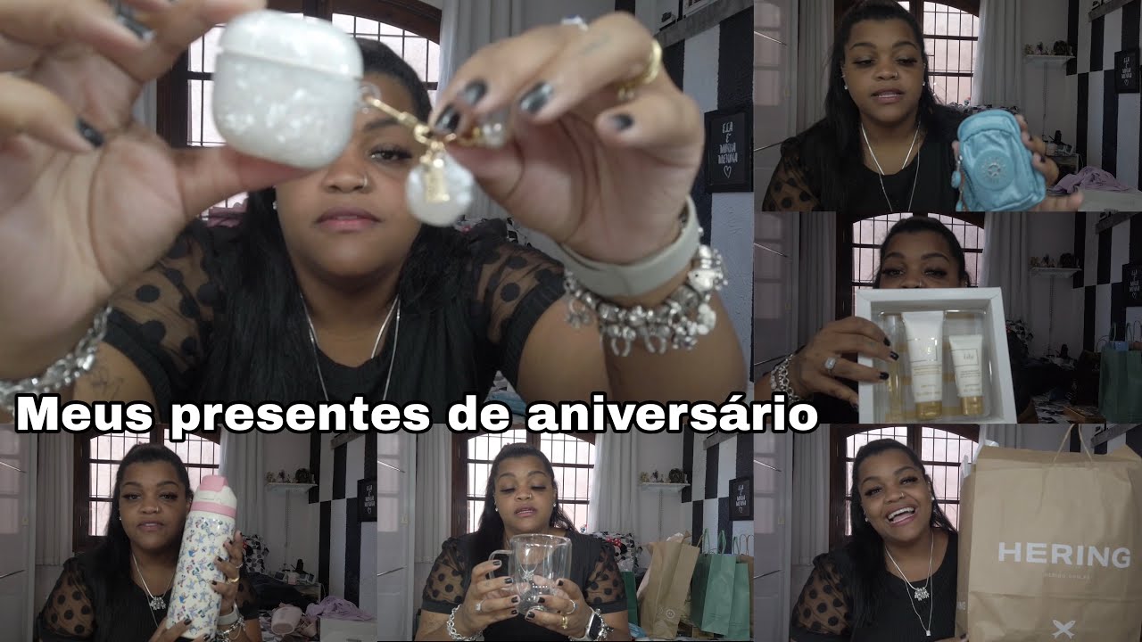 Meus presente de aniversário e comprinhas da black Friday