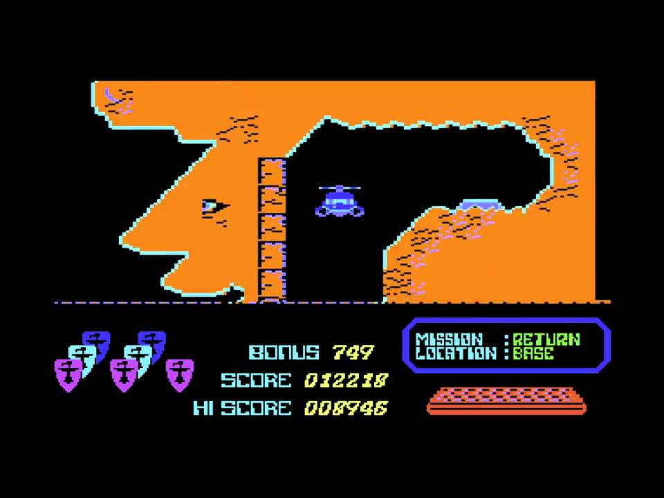 Airwolf Commodore 64 (C64) Longplay