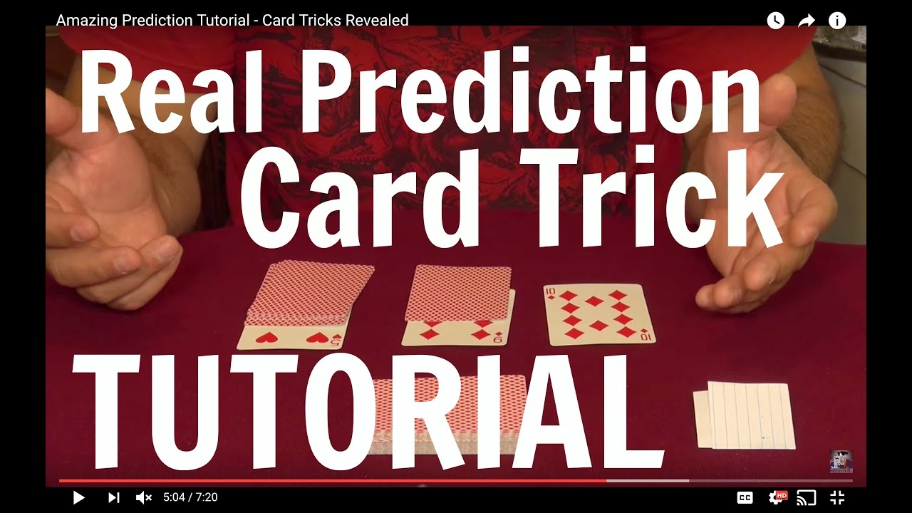 Real Prediction Tutorial - Card Tricks Revealed