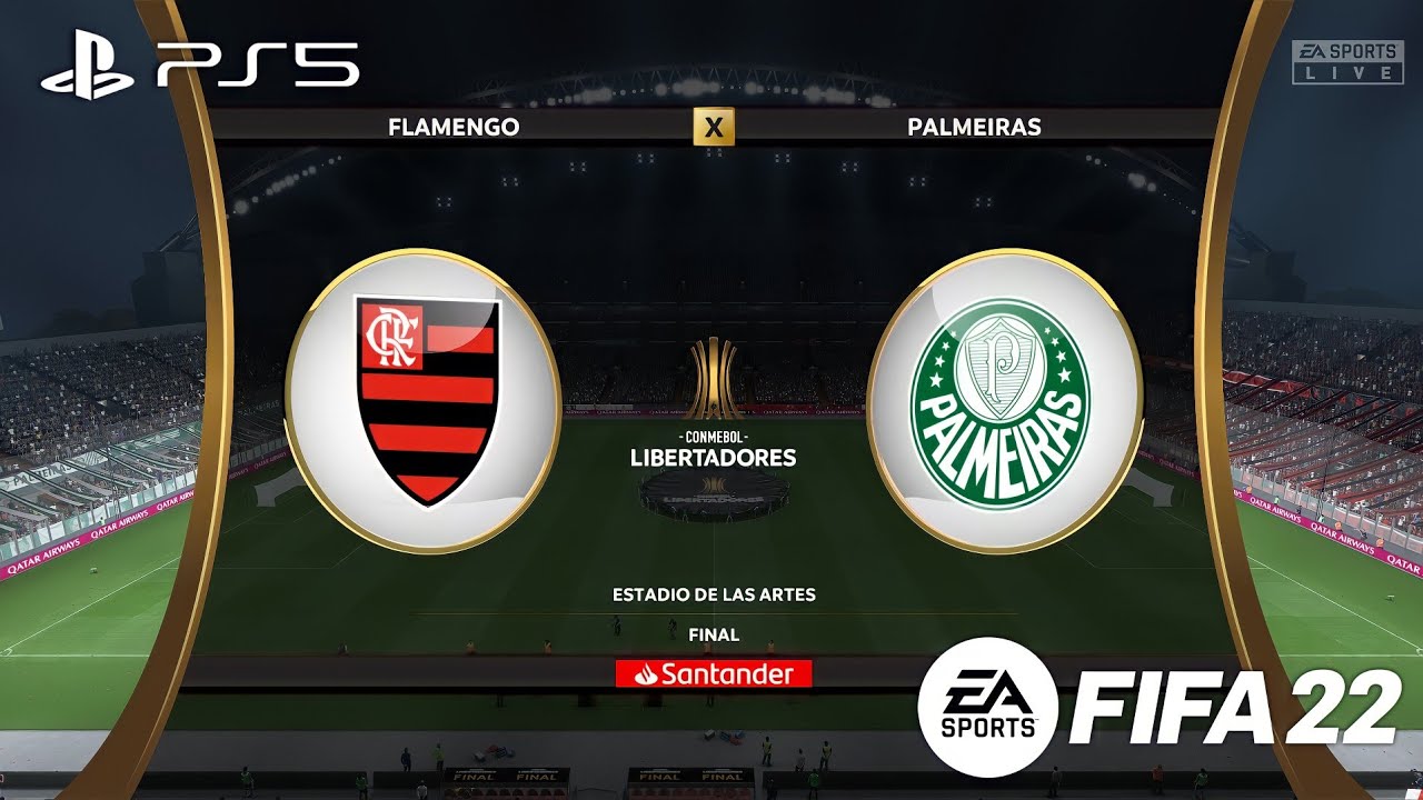FIFA 22 - Flamengo vs Palmeiras | FINAL | Conmebol Libertadores 2022 | 4K