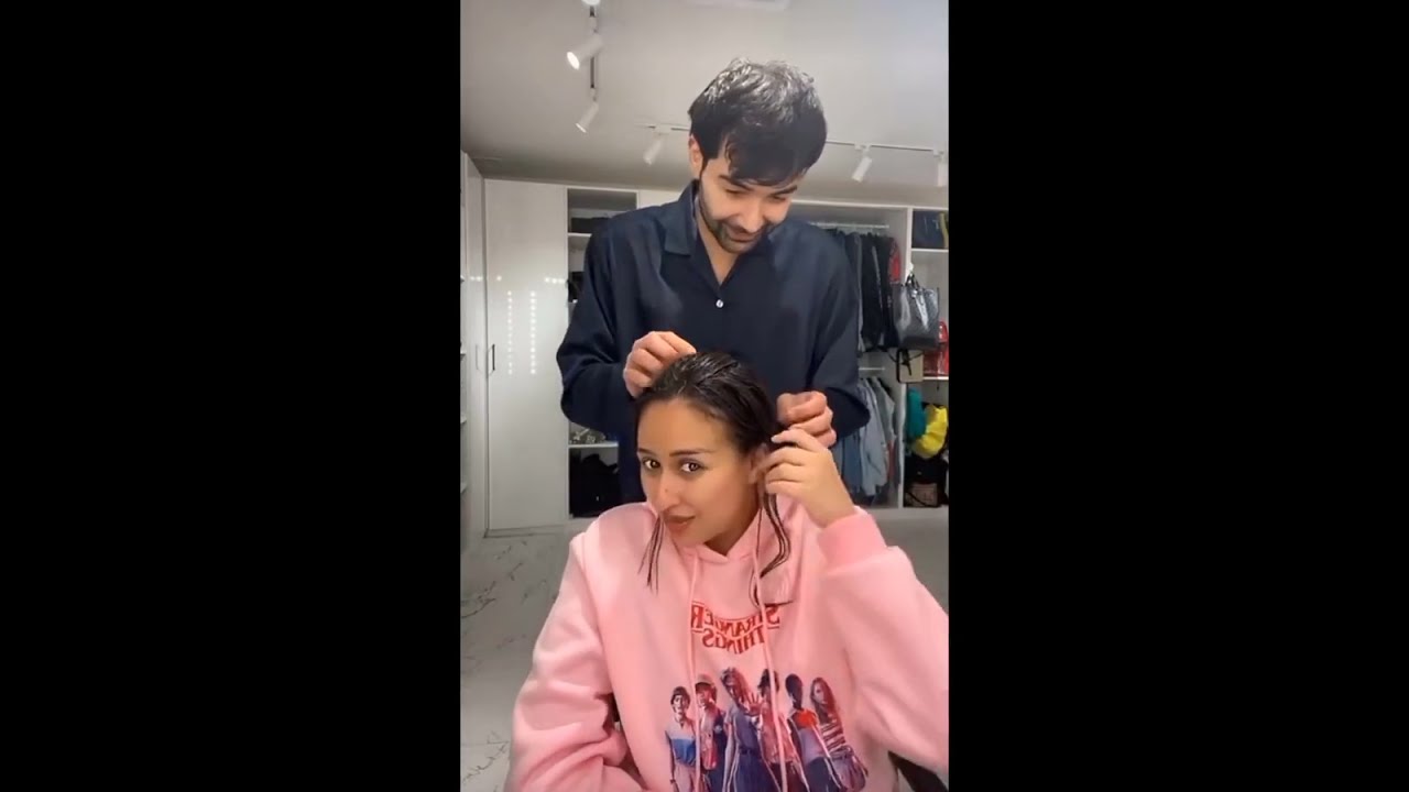عقيل بيدلع فرح ويسويلها الزيت الأفغاني وهي مستانسه 🥰