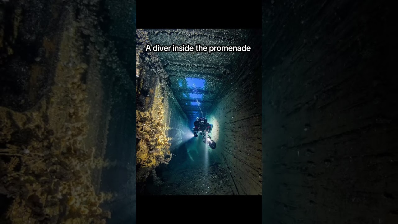The Wreck of the Britannic #britannic #shorts