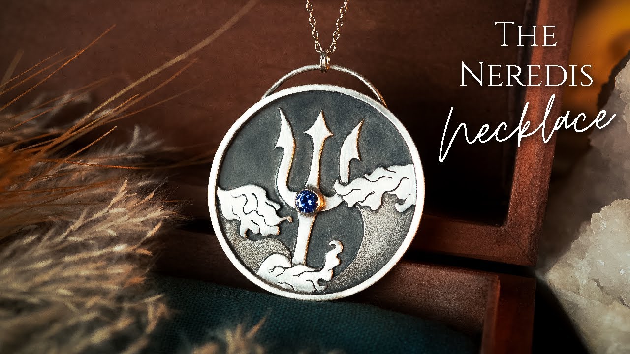 Making jewelry inspired by Greek Mythology : the story of Amphitrite.