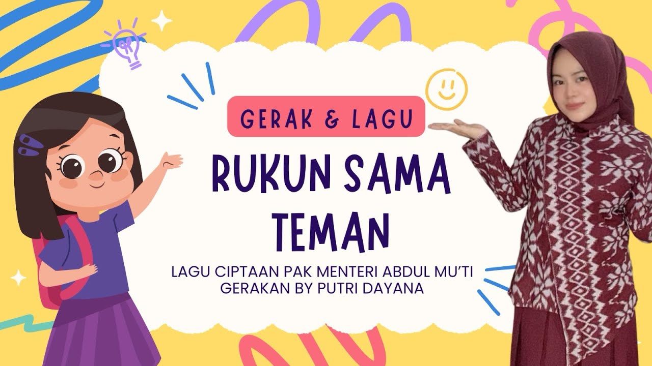 RUKUN SAMA TEMAN - GERAK & LAGU BARU KEMENDIKDASMEN