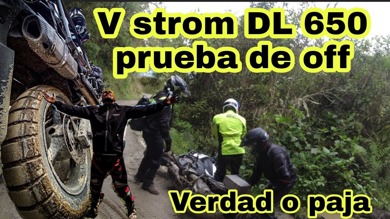 V strom DL650 prueba en off // Nueva sección verdad o paja @AceroShopp @olartebiker