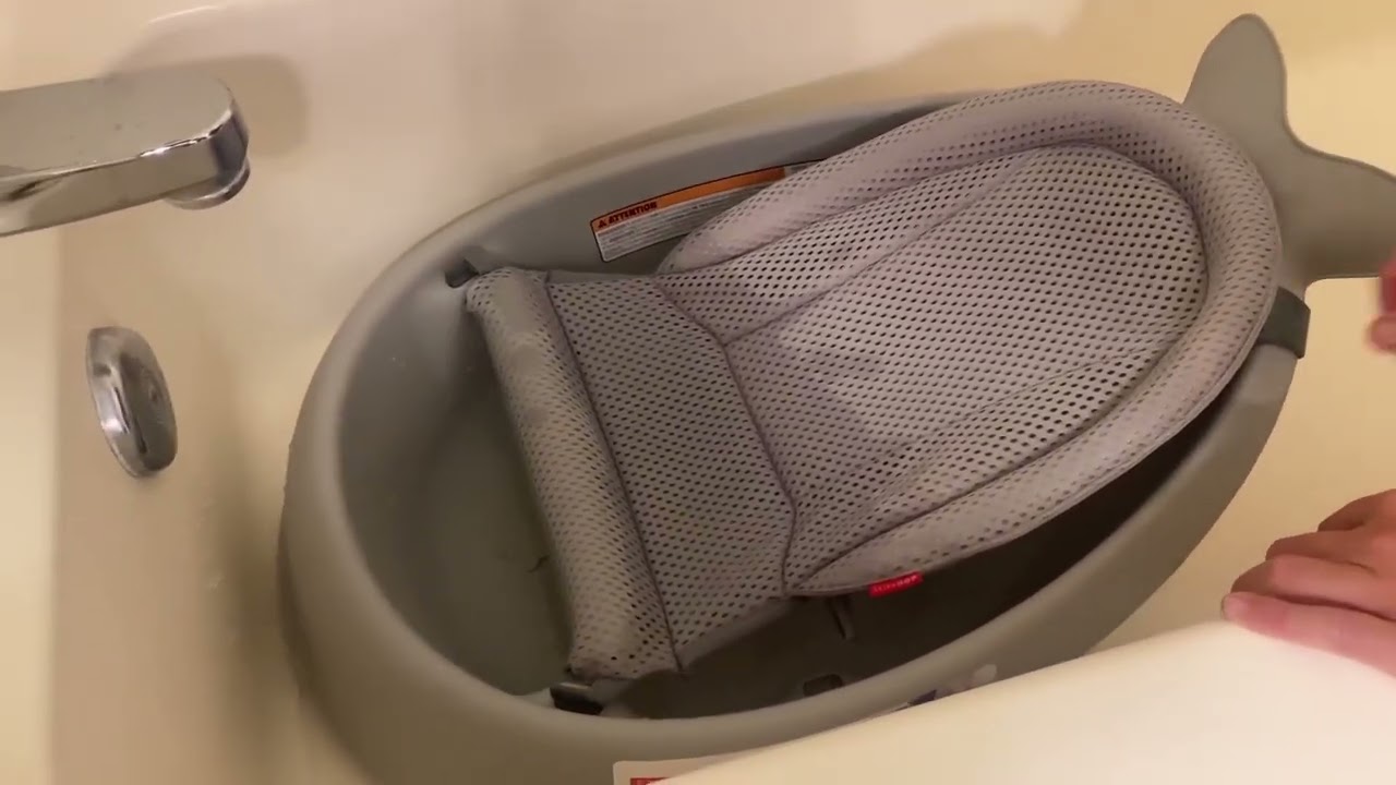 Обзор детской ванночки Skip Hop Baby Bath Tub, 3 Stage Smart Sling Tub.