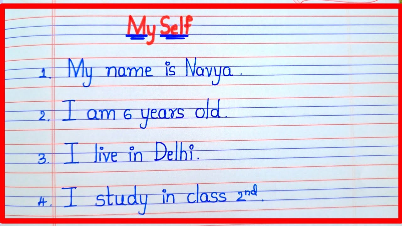 # myself introduction for kids# self introduction in English# self introduction for school students