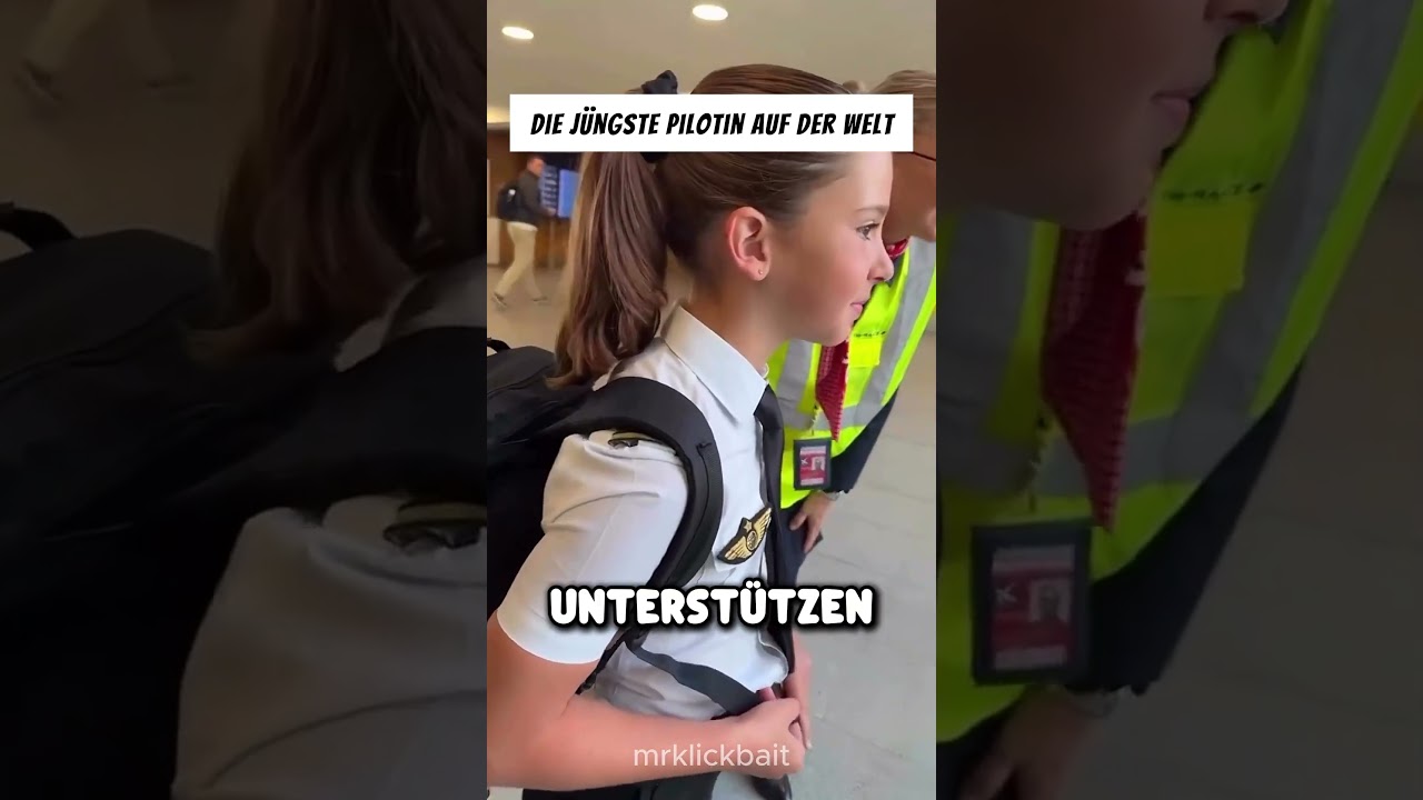 Sie tr&auml;umte davon, Pilotin zu sein😲