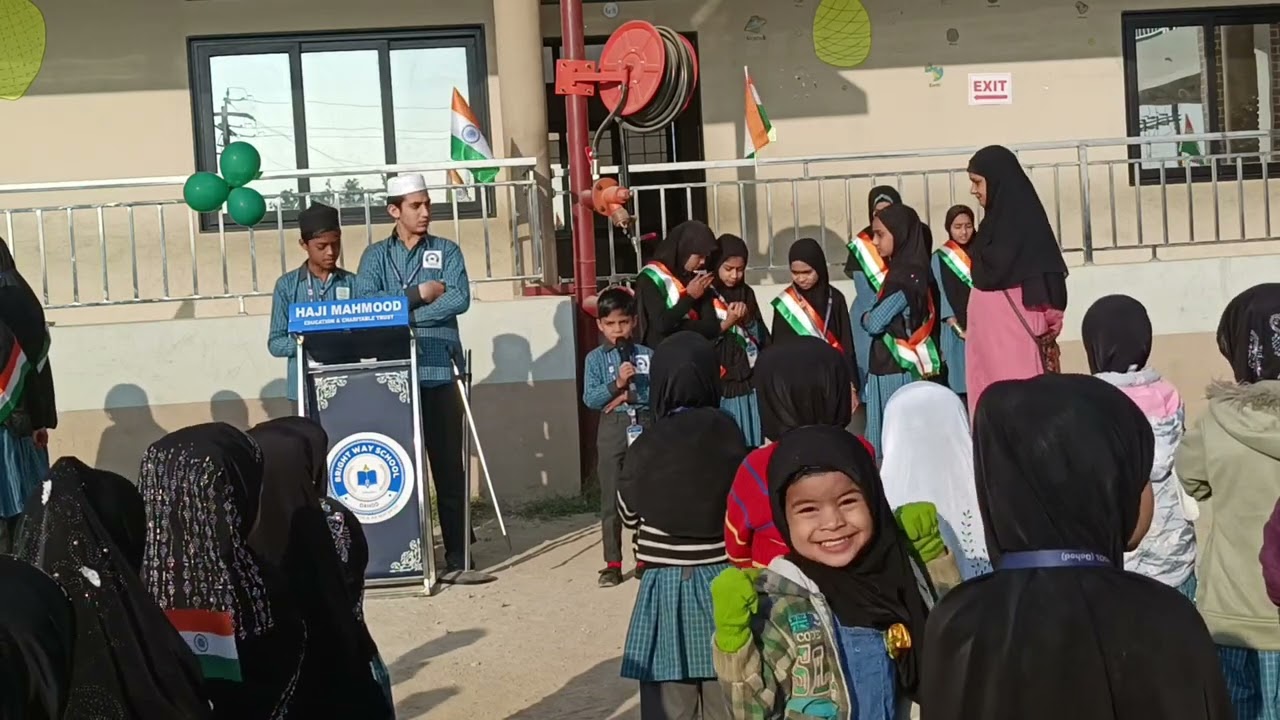 26 JANUARY 2025 REPUBLIC DAY CELEBRATION IN BRIGHT WAY SCHOOL, RAHMAT NAGAR DAHOD