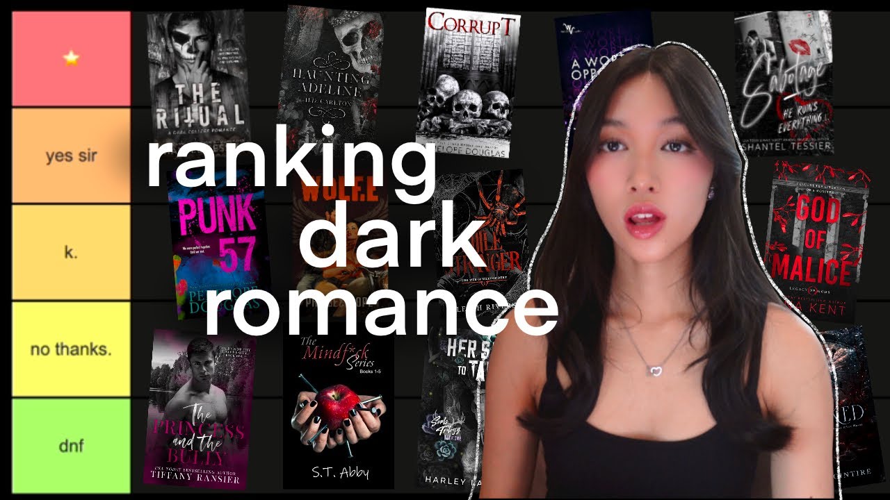 tier ranking every dark romance book i've ever read... [ft. Vooglam]