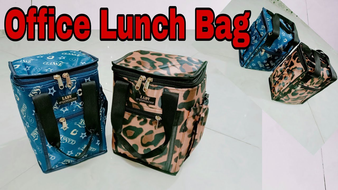 DIY: Office Lunch Bag With Multi Pockets Tutorial By Anamika Mishra...