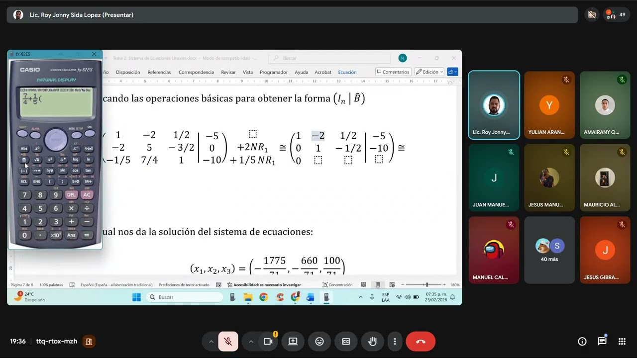 23/02/26 Algebra Lineal