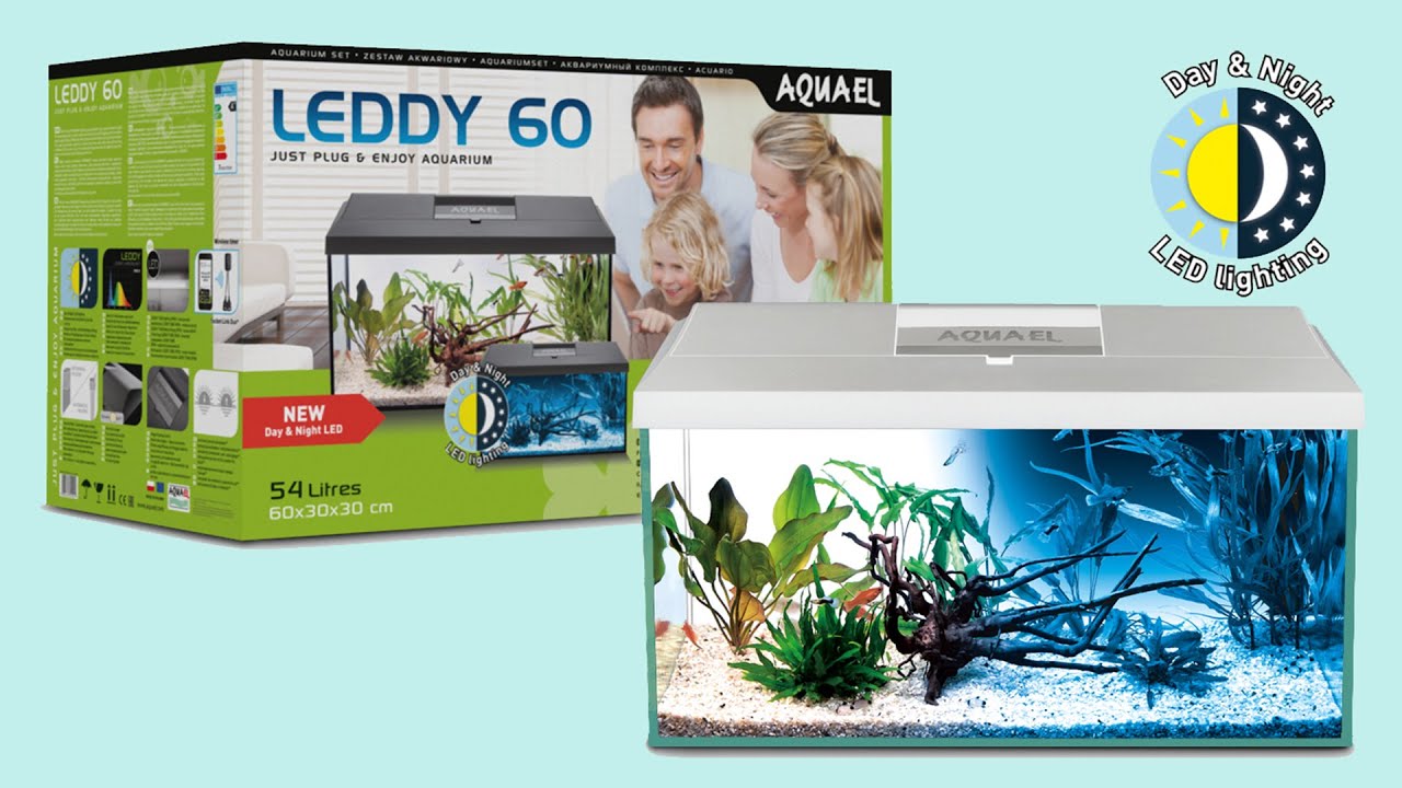 ОБЗОР АКВАРИУМНОГО НАБОРА AQUAEL LEDDY AND NIGHT 60!