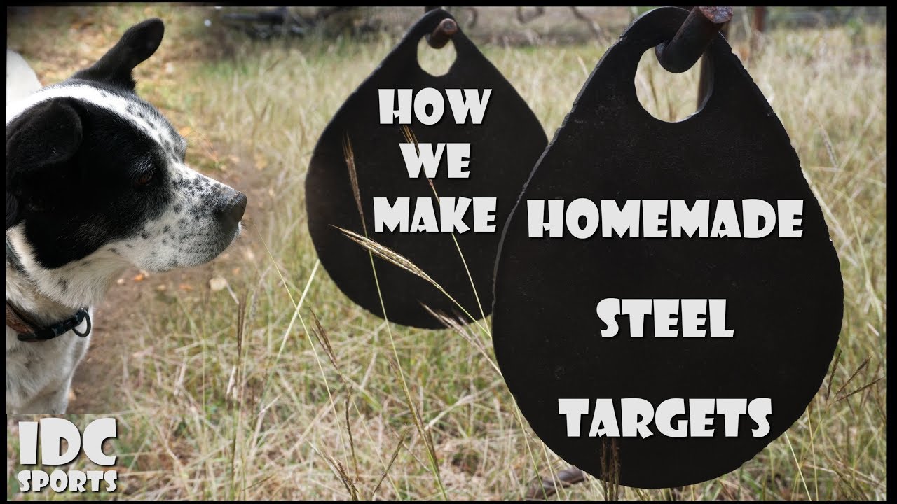 Welding home made steel targets to shoot long range 22 with kids