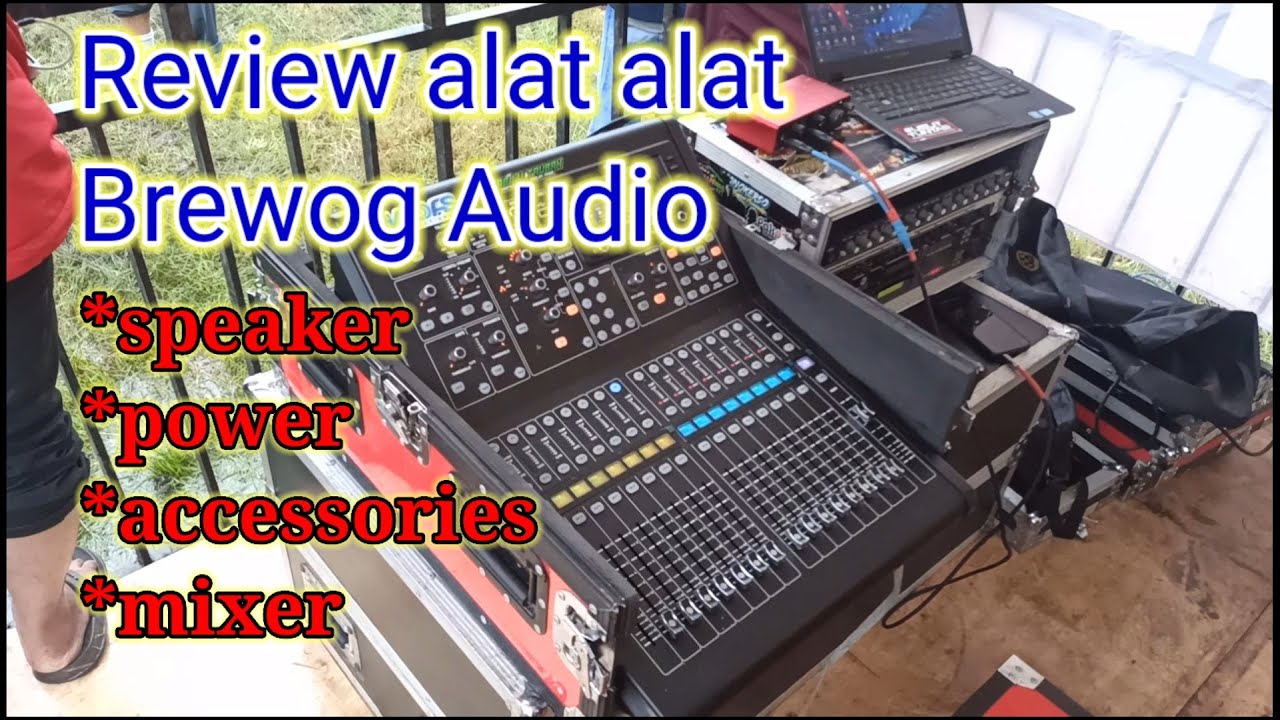 Review alat alat Brewog Audio 32 box subwoofer accessories || power || speaker || mixer giriwoyo
