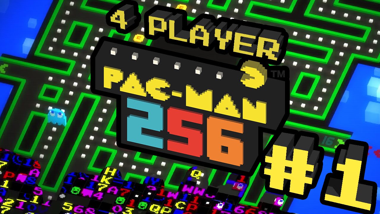 Pac-Man 256 - #1 - Wakka Wakka (4 Player Gameplay)