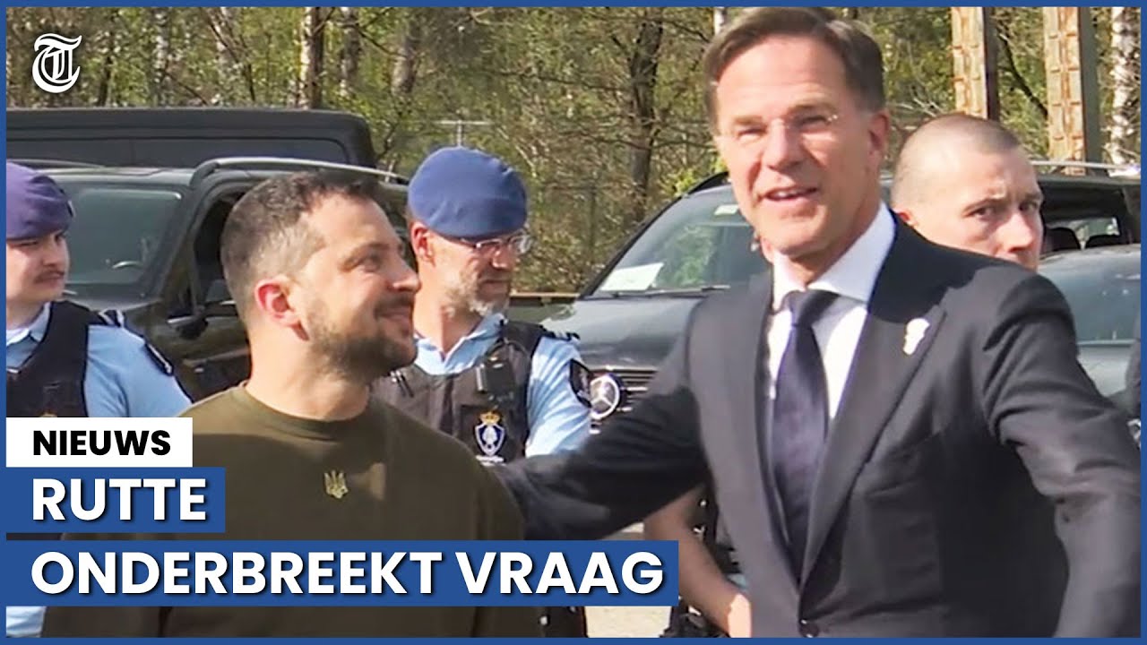 Rutte grijpt in na vraag aan Zelenski: ‘Hij moet nu gaan!’