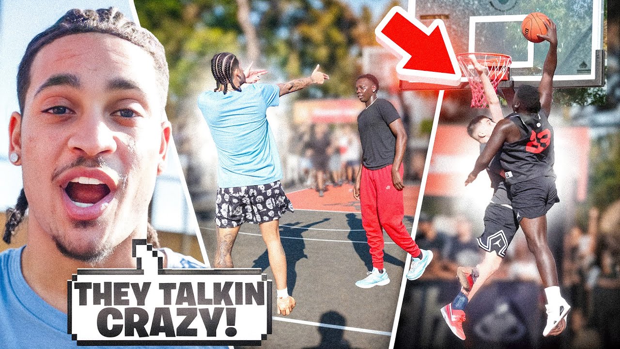 THESE HOOPERS WERE TALKING SH*T.. SO I SHUT DOWN THE PARK!
