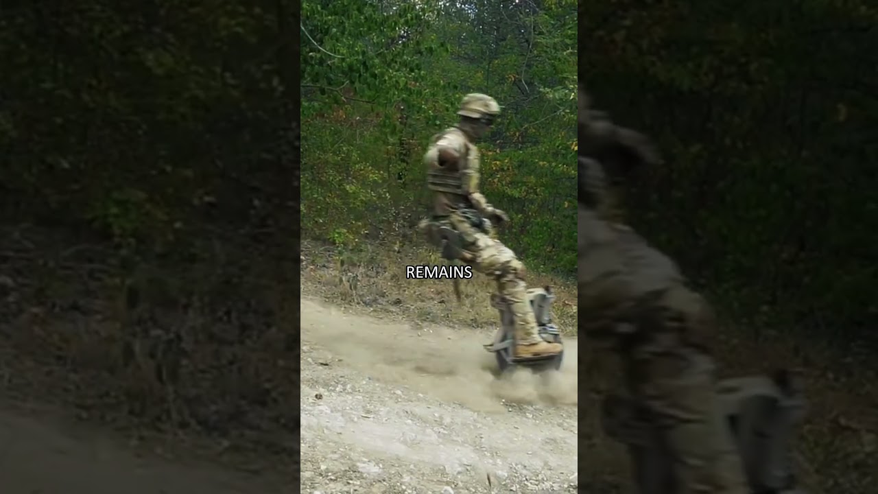 Ukraine Deploys Futuristic Electric Unicycle on the Battlefield