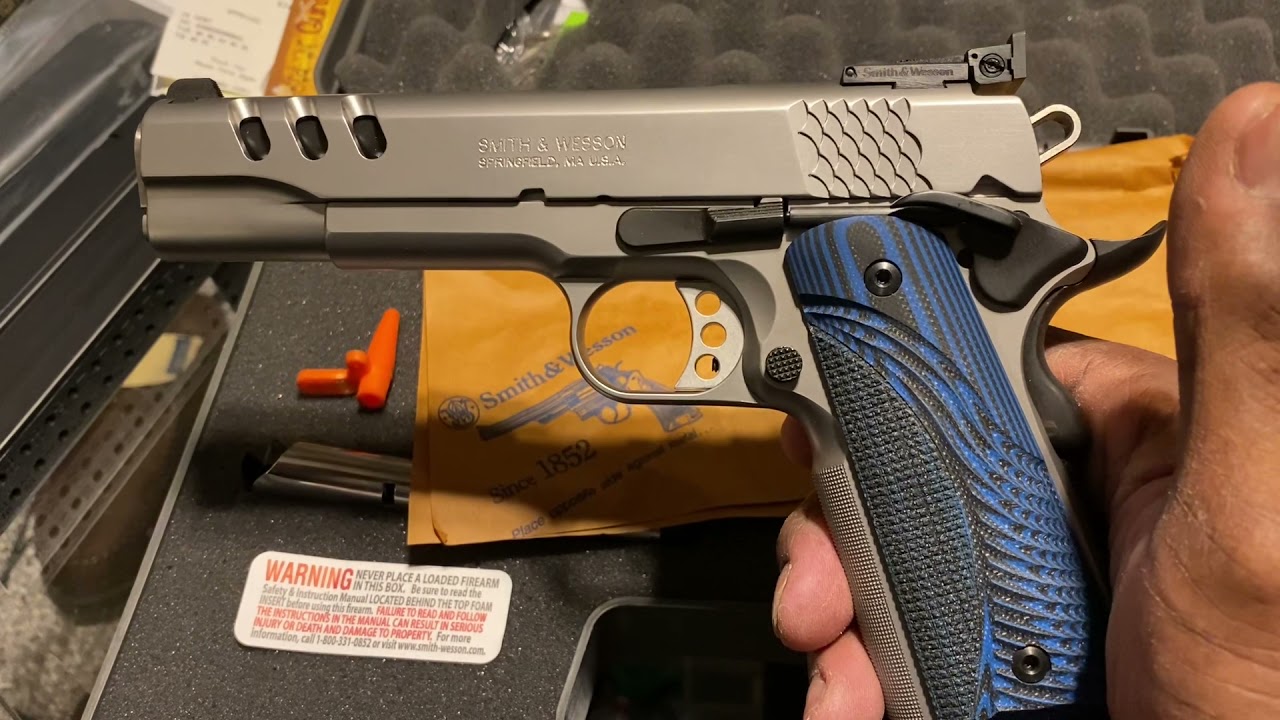 My New Smith & Wesson 1911 PERFORMANCE CENTER® MODEL 45 ACP SW1911✌🏾&❤️