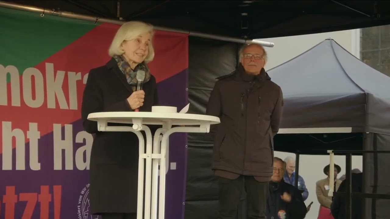 Ausschnitte der (Anti-AfD) Demokratie-Demo in Weilheim 07.Feb.26  #WM070226