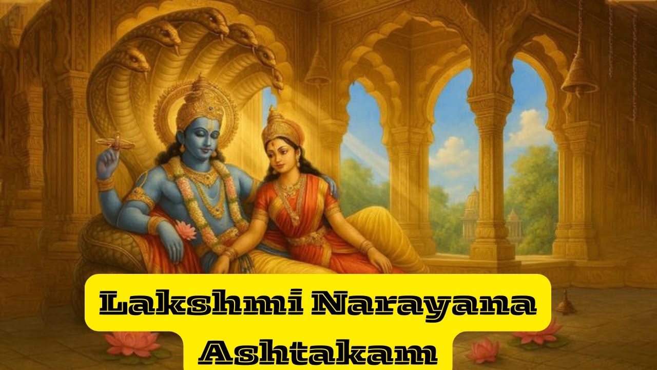 Lakshmi Narayana Ashtakam | Soulful & Melodious Vishnu Mantra | Divine Peace & Prosperity #laxmi