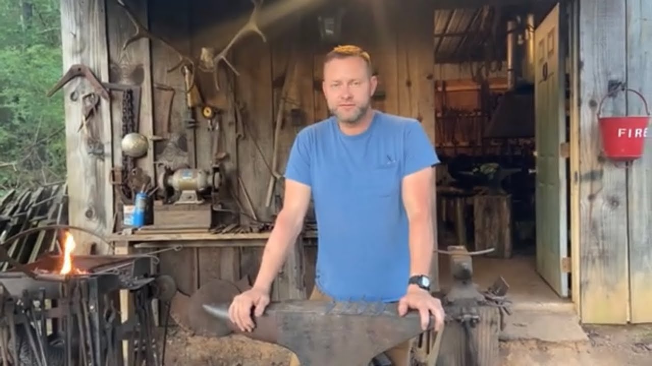 Forging a mountain man knife