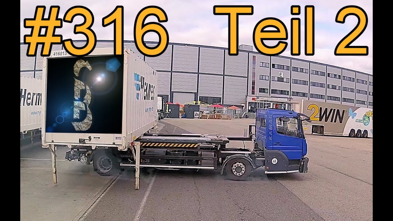 Sascha auf LKW-Tour #316 - TEIL 2 - (Vom Gigaliner und Querfahren) Teil 2 von 2