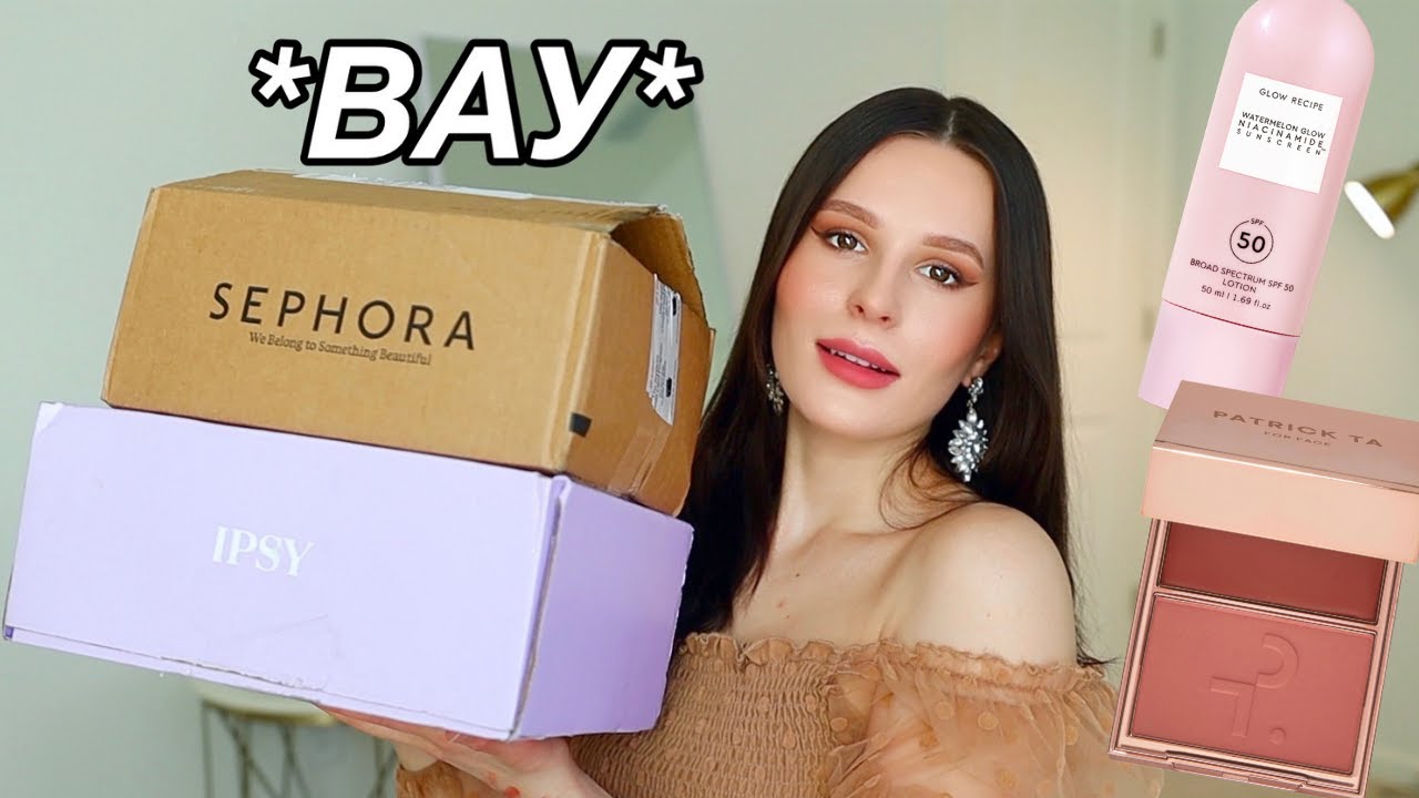 💫  РАСПАКОВКА IPSY GLAM BAG X ADDISON RAE, ПОКУПКИ ИЗ SEPHORA, INFLUENSTER.  I Julia Prell