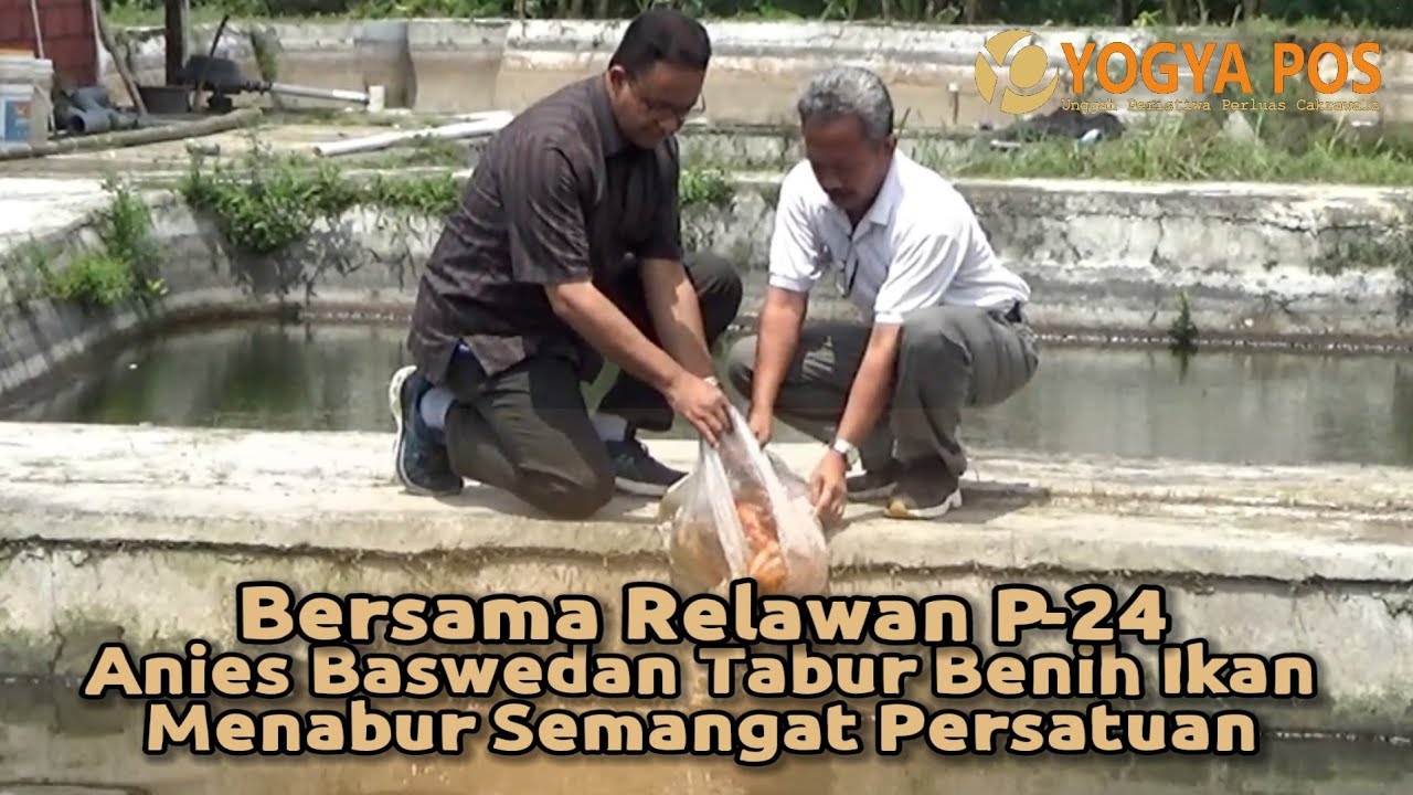Joss! Anies Tebar Benih Ikan, Tabur Semangat Persatuan
