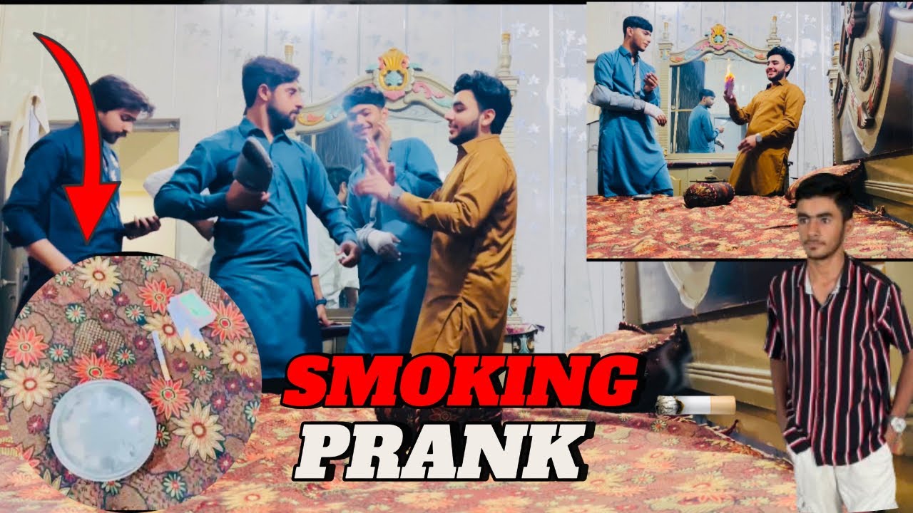 Smoking prank 😱Choty Bhi or mamo se bohat dant pari😢