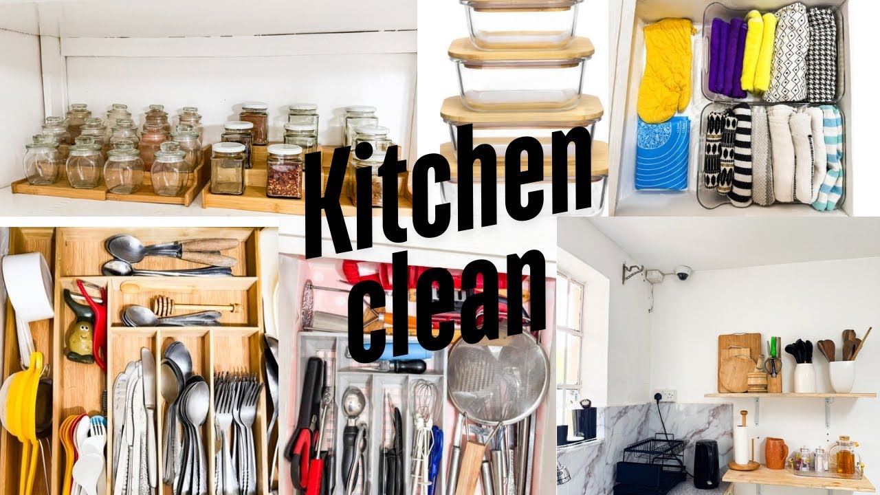 vlog 4: whole Kitchen deep clean and Organization part 2/