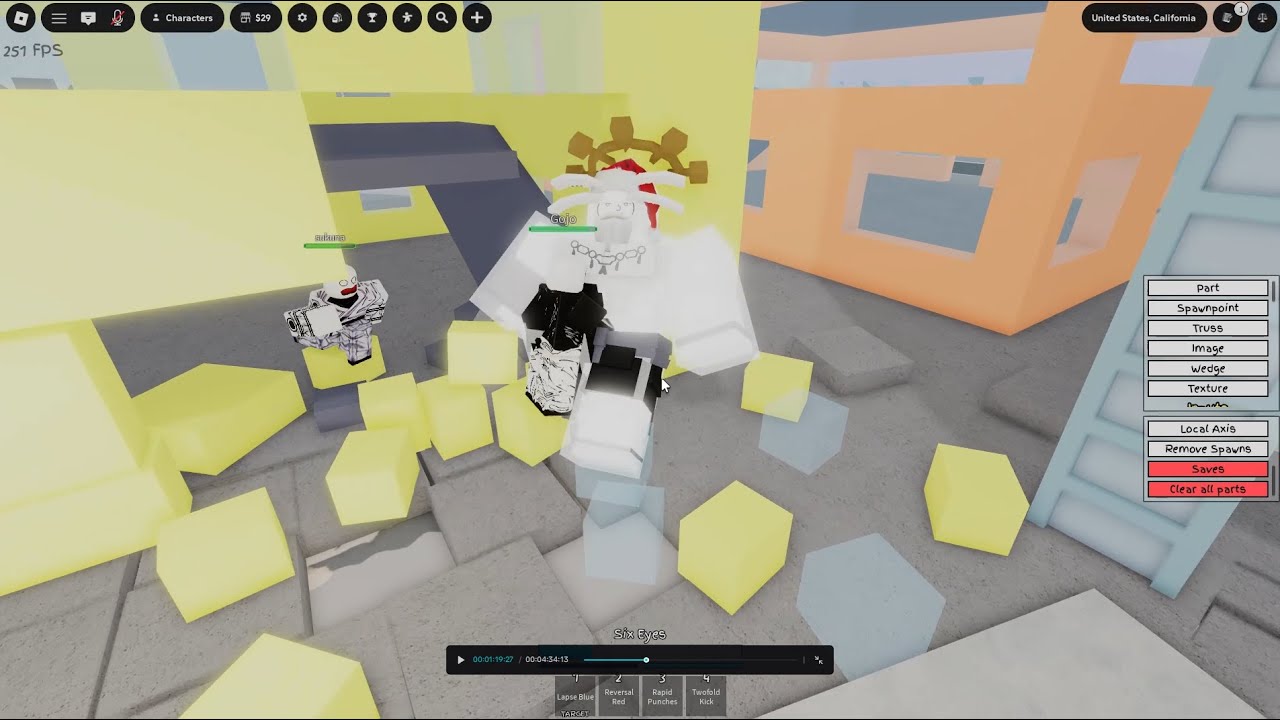 SUKUNA VS GOJO RECREATED WITH JJS NPCS