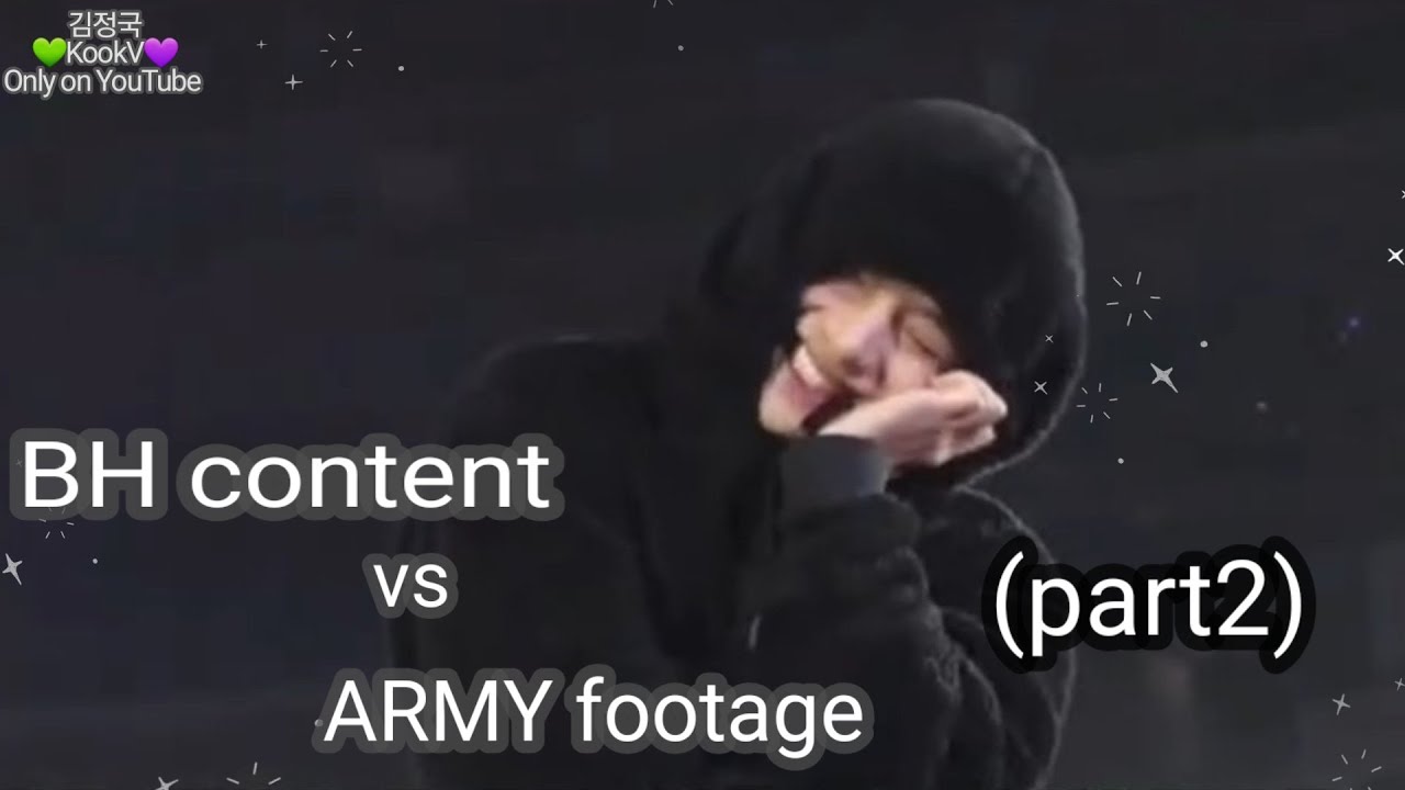 Taekook moment from BigHit content vs from ARMY footage (part2)