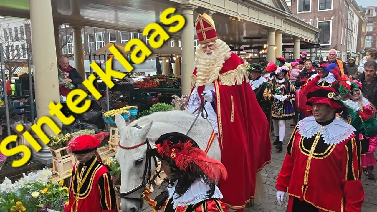 Deel 3: 💥Intocht Sinterklaas💥leiden beestenmarkt 💥zwarte piet💥 roetveeg OHZOsnel schimmel paard