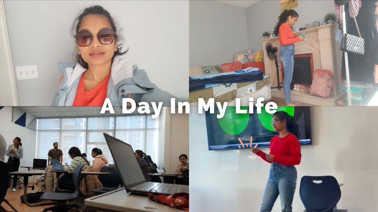 DAY IN MY LIFE | UNIVERSITY IN CANADA | TELUGU VLOG | STUDENT LIFE IN CANADA  #canadateluguvlogs