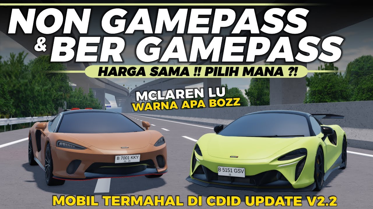 Wajib Beli Supercar NON GAMEPASS GHOIB TERBARU TERMBUS 460+KM/H!! CORVETTE C8 KALAH - Roblox CDID