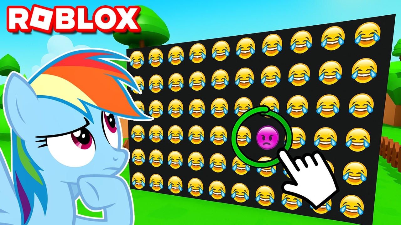 AS P&Ocirc;NEIS PROCURANDO EMOJIS no ROBLOX #LuliRarity