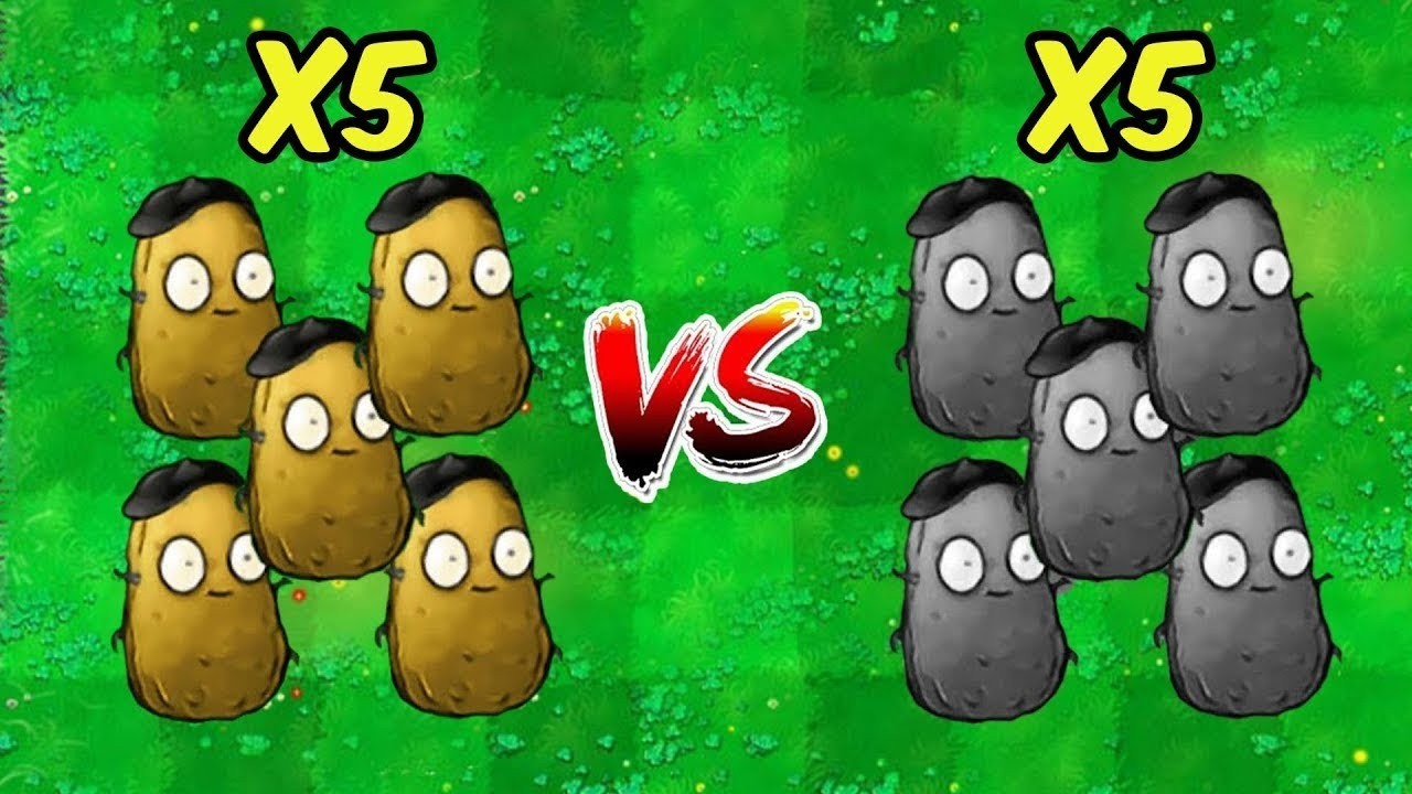 PVZ 1 Hybrid Challenge - 5 Nut Imitater VS 5 Nut Imitater - Who Will Win?