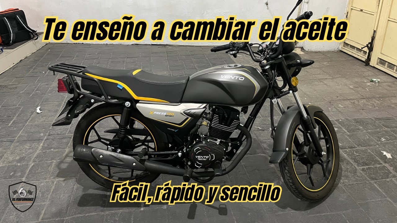 Cómo cambiar el aceite de tu Vento Xpress 170 sport | Isaac HS