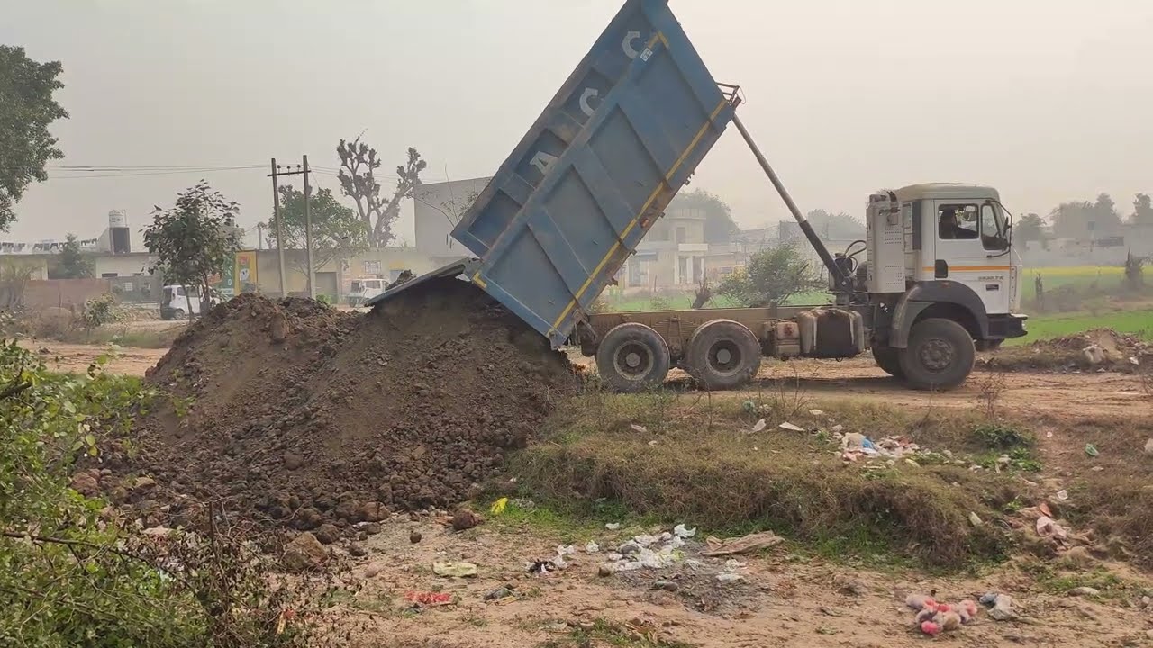 Tata Tipper Truck Video | Tata Heavy Duty Tipper Off-road Truck Driving  2025 video