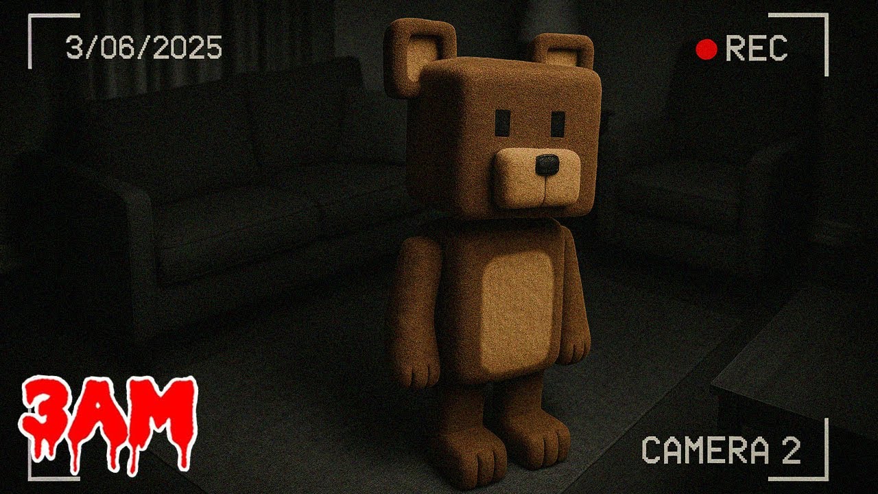 GECE 3'te SUPER BEAR ADVENTURE GÜVENLİK KAMERALARINA YAKALANDI 🐻 (GERÇEK HAYATTA EVİME GELDİ)
