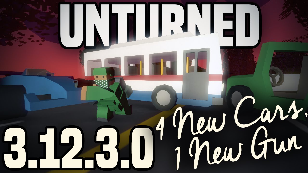 Unturned 3.12.3.0: RACECAR, BUS, TRACTOR, JEEP - YURI SMG