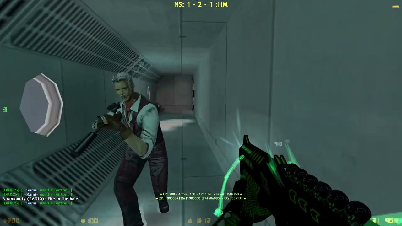Counter-Strike 1.6 Zombie Escape Mod - ze_space_station_chapter_02 on DarkFrag [NEW MAP]