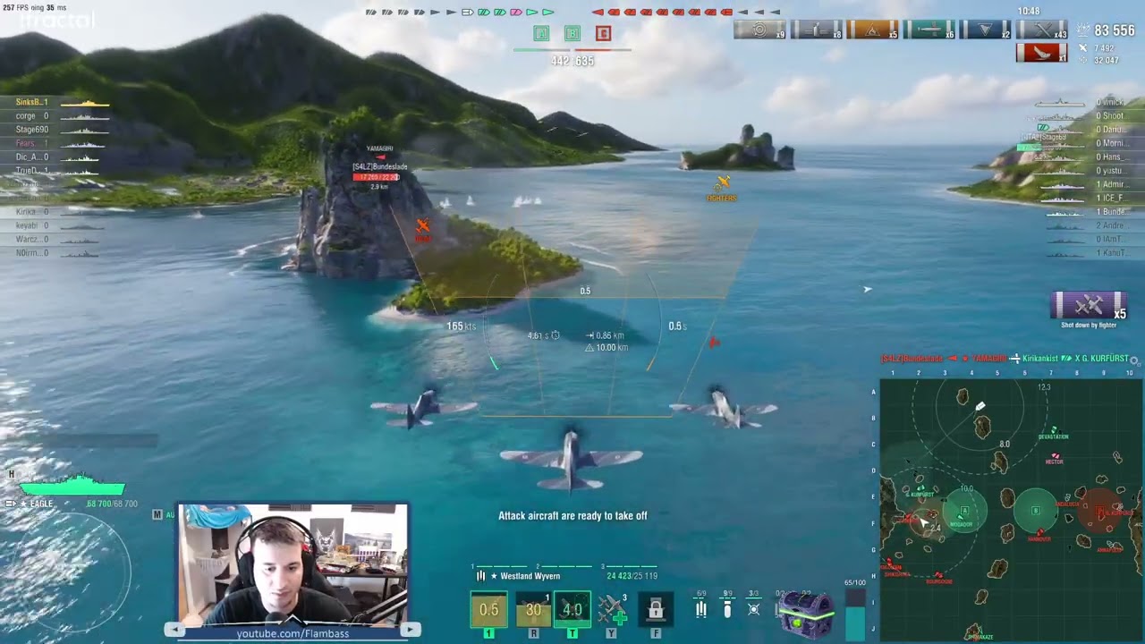 Trying to Eagle a bit - World of Warships