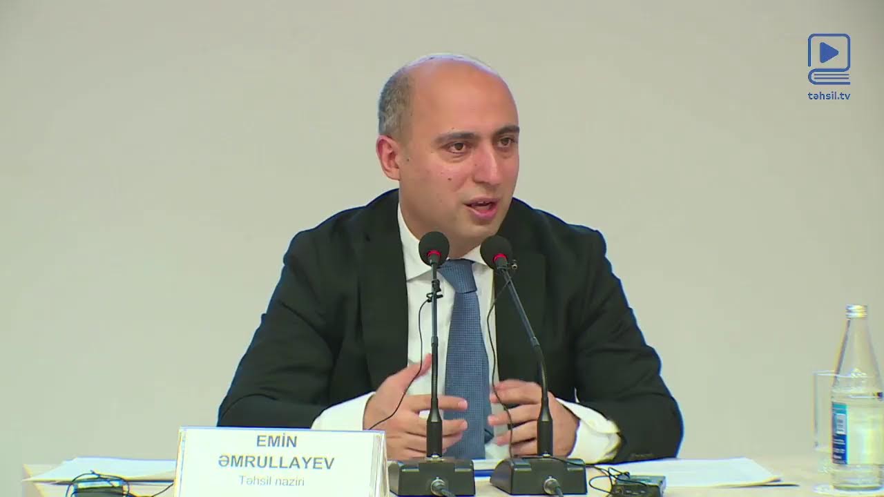 Təhsil naziri Emin Əmrullayevin media üçün brifinqi