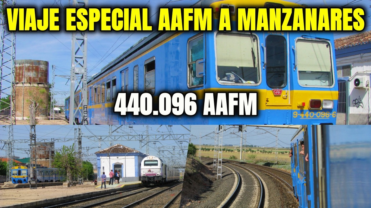 Viaje especial renfe 440 AAFM a Manzanares + circulacion de trenes