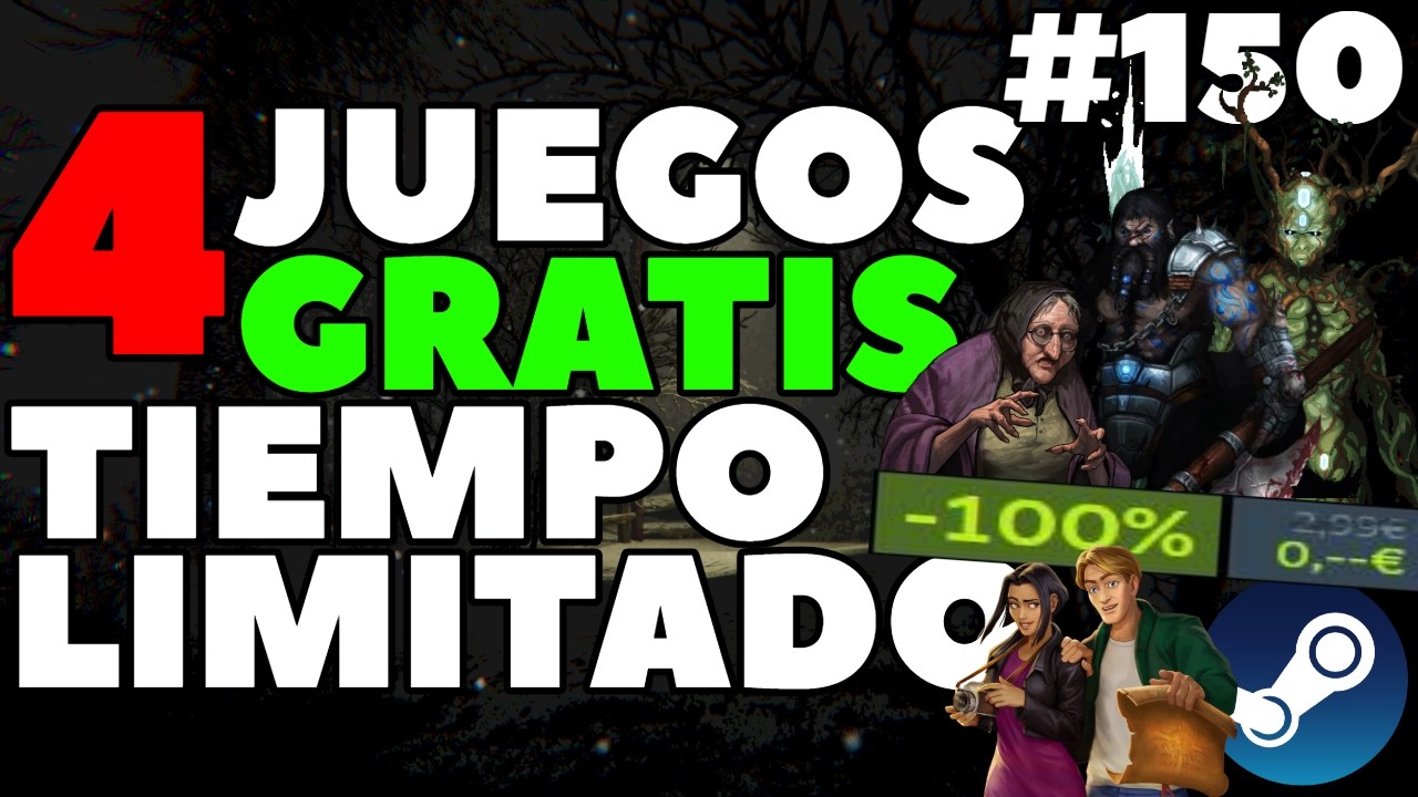 &iexcl;GRATIS 5 JUEGOS SOLO AHORA! &iexcl;DATE PRISA! para STEAM y EPIC GAMES / JUEGOS GRATIS #150