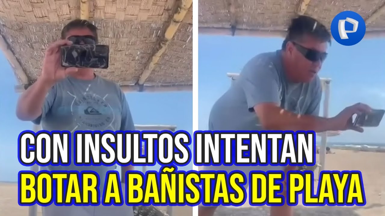 Tacna: desconocidos insultan a bañistas en una playa y agreden a una persona mayor