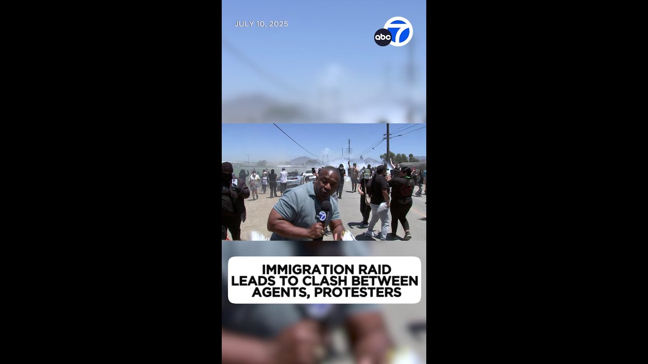 Federal agents clash with protesters after raid near Camarillo